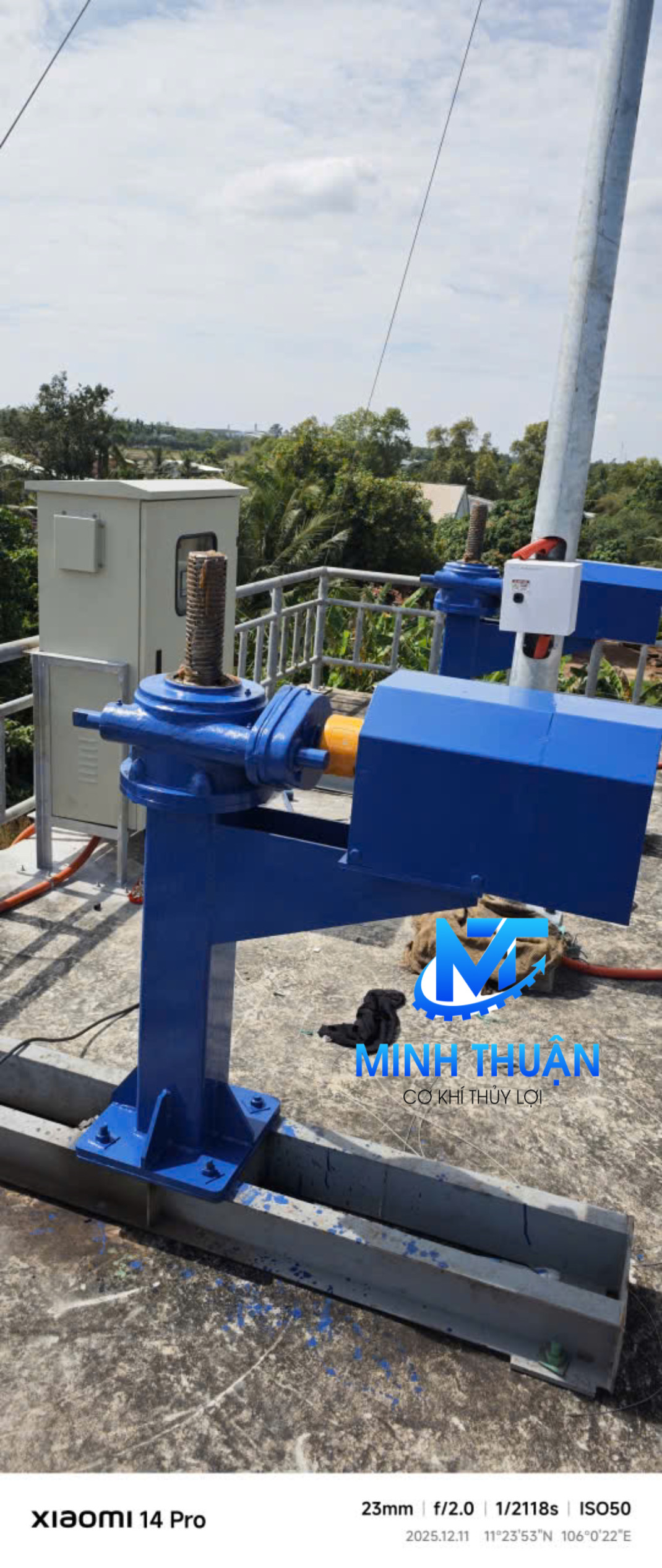 Sản xuất, Thay thế và Lắp đặt 4 Máy Đóng Mở VD10-2 ĐCĐ - Tây Ninh - 6